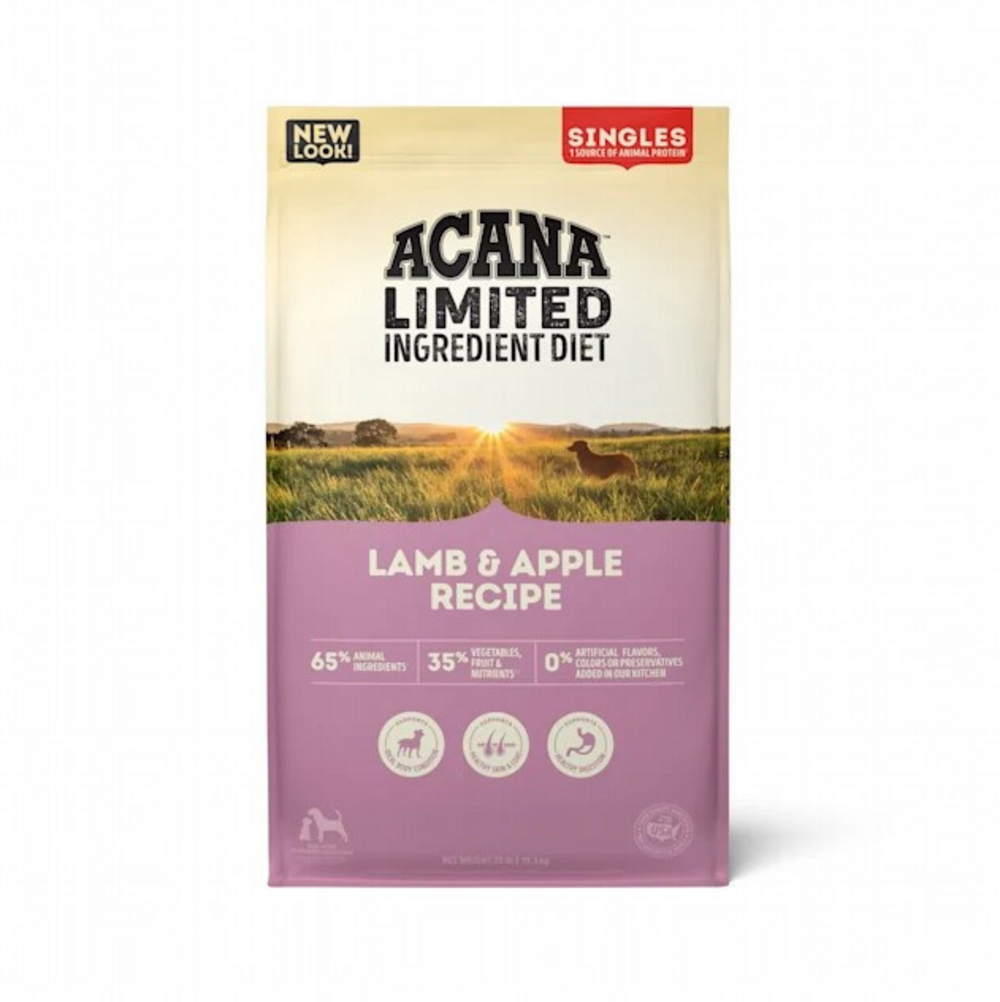 ACANA Singles, Lamb & Apple Recipe, Limited Ingredient Diet Dry