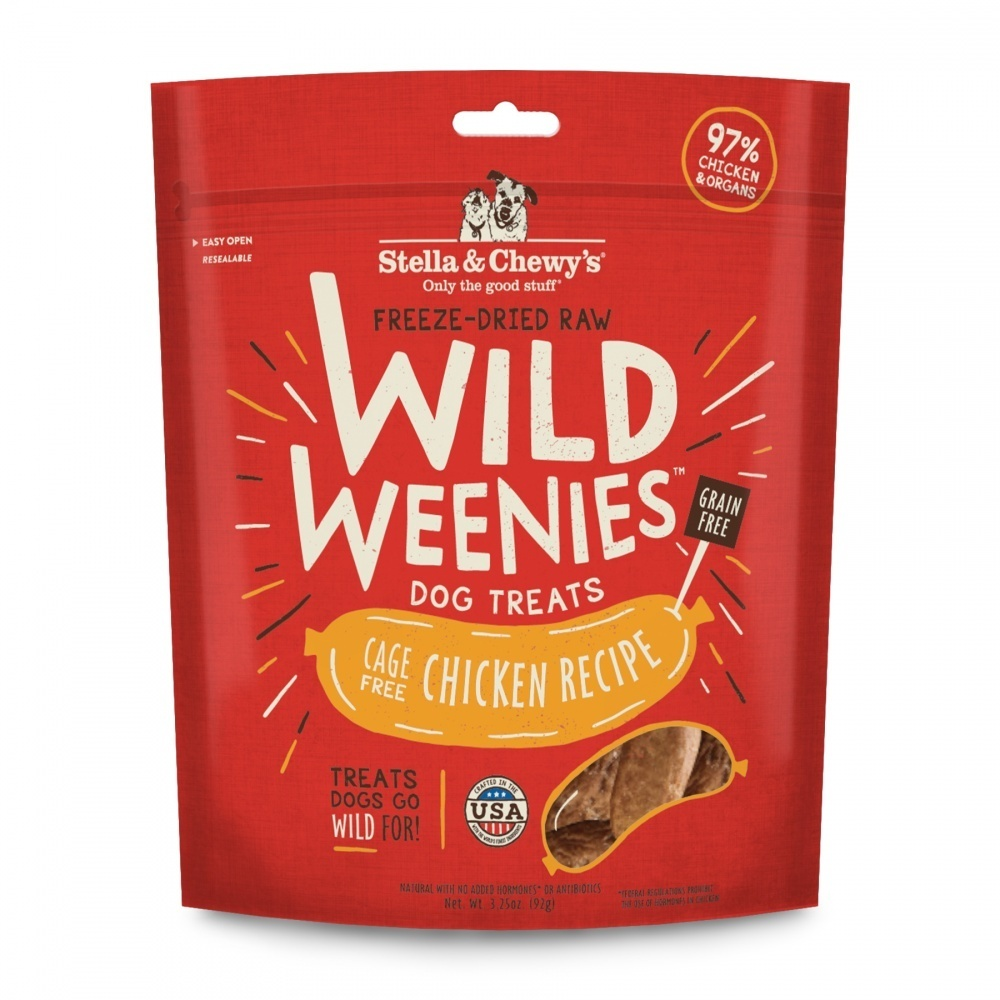 Stella & Chewy's Wild Weenies Grain Free Chicken Recipe Freeze