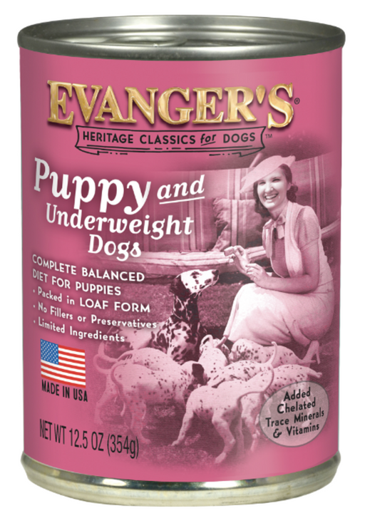 Evangers Classic Puppy and Underweight Dogs Canned Dog Food