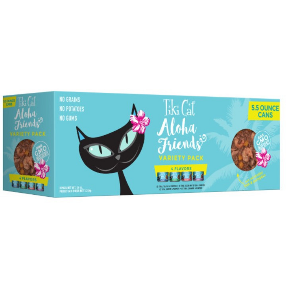 Tiki Cat Aloha Friends Variety Pack Canned Cat Food - Serving 33