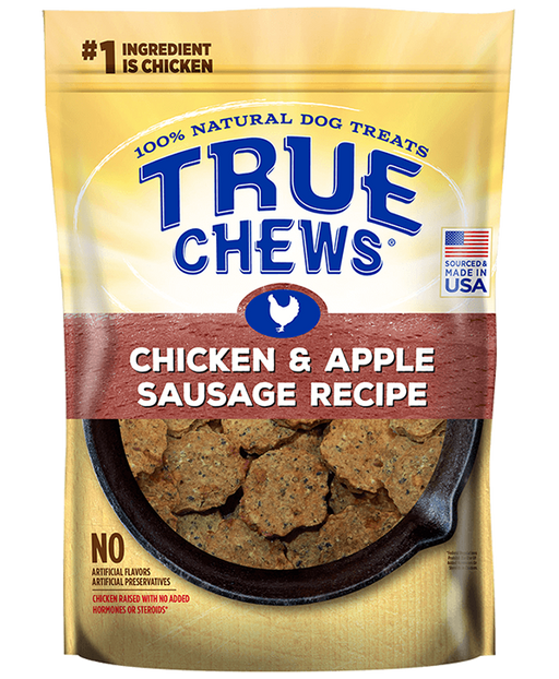 True Chews Premium Recipes Chicken & Apple Sausage Recipe Dog Treats