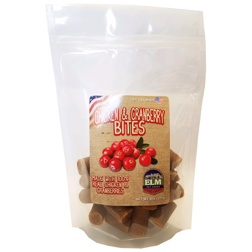Elm Pet Foods Chicken & Cranberry Bites