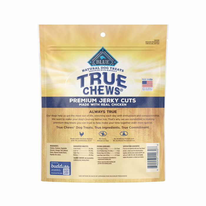 Blue Buffalo Truechew Chicken Jerky Dog Treats