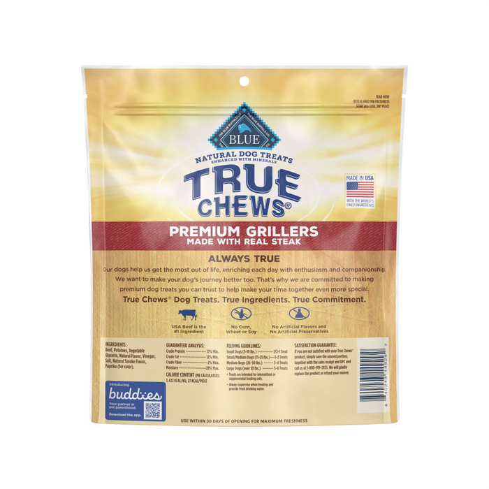 Blue Buffalo Truechews Steak Grillers Dog Treats