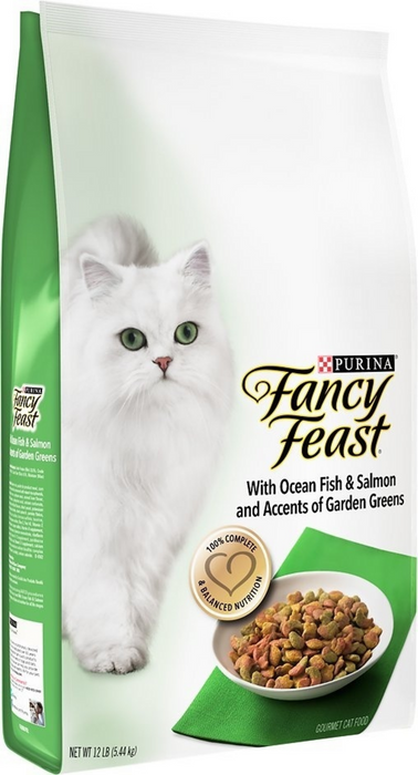 Fancy Feast Gourmet Filet Oceanfish Salmon and Accents of Garden