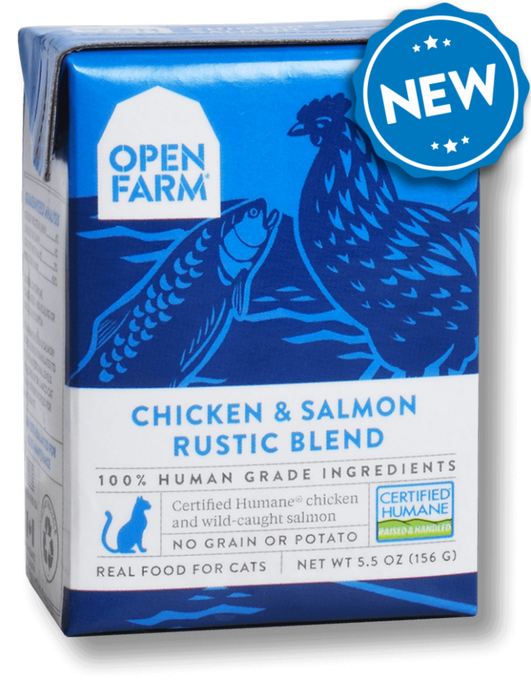 Open Farm Grain Free Chicken & Salmon Recipe Rustic Blend Wet Cat Food