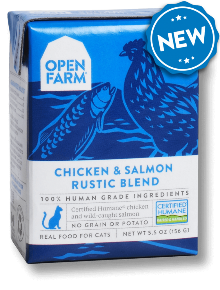 Open Farm Grain Free Chicken & Salmon Recipe Rustic Blend Wet Cat Food