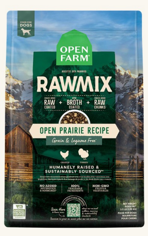 Open Farm RawMix Open Prairie Recipe with Ancient Grains Dry Dog Food