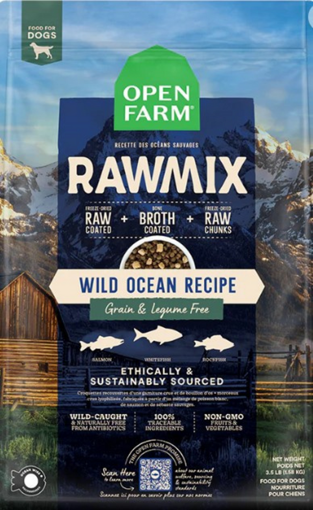 Open Farm RawMix Wild Ocean Recipe Grain & Legume Free Dry Dog Food