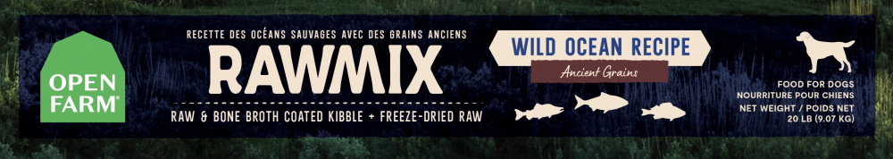 Open Farm RawMix Wild Ocean Recipe Grain & Legume Free Dry Dog Food