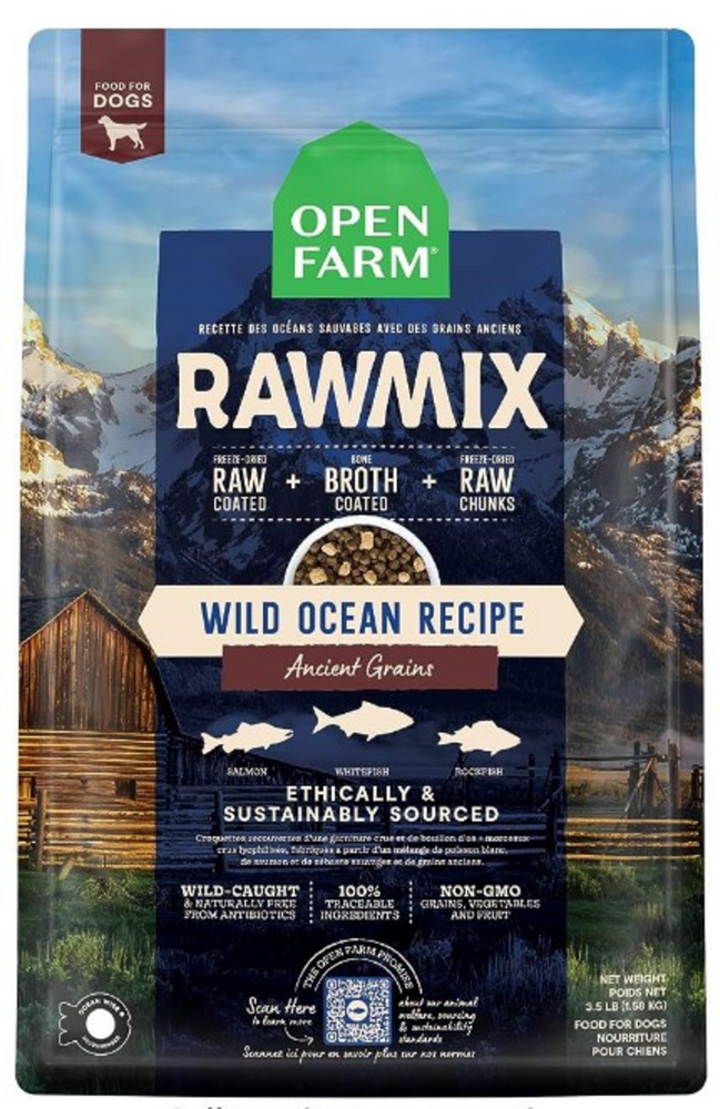 Open Farm RawMix Wild Ocean Recipe with Ancient Grains Dry Dog Food