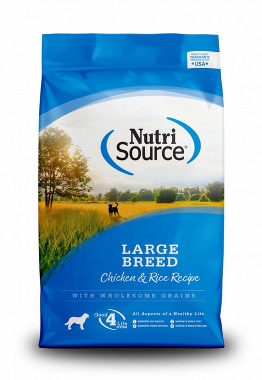 NutriSource Adult Large Breed Chicken & Rice Dry Dog Food