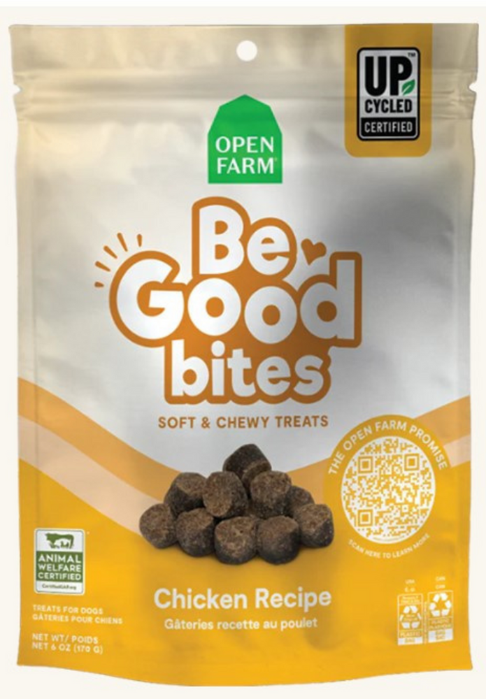 Open Farm Be Good Bites Chicken Recipe Soft & Chewy Treats