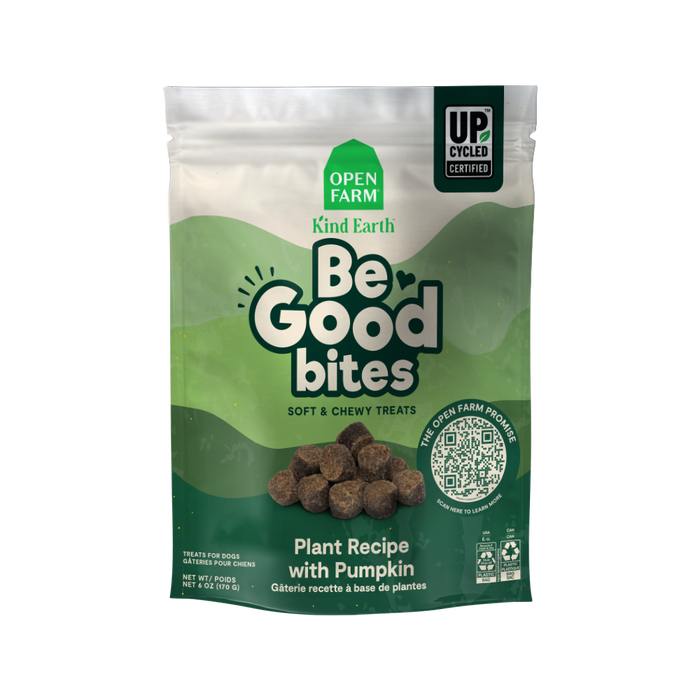 Open Farm Be Good Bites Plant Recipe with Pumpkin Soft & Chewy Treats