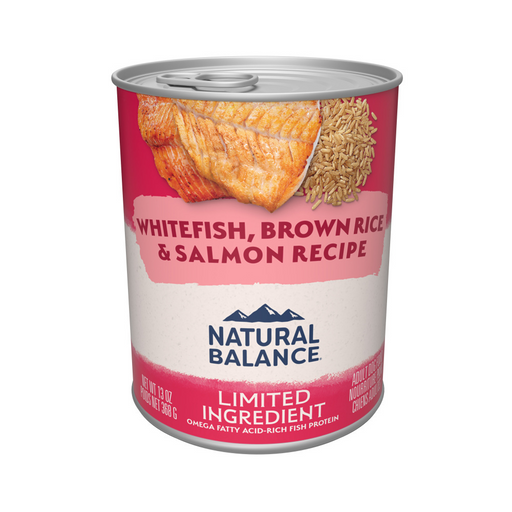 Natural Balance Limited Ingredient Whitefish & Brown Rice & Salmon Recipe Wet Dog Food