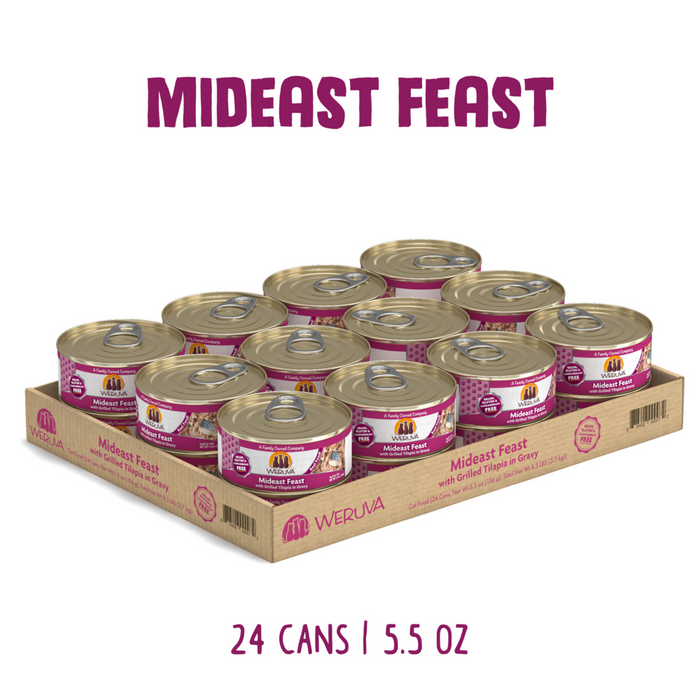 Weruva Mideast Feast With Grilled Tilapia Canned Cat Food