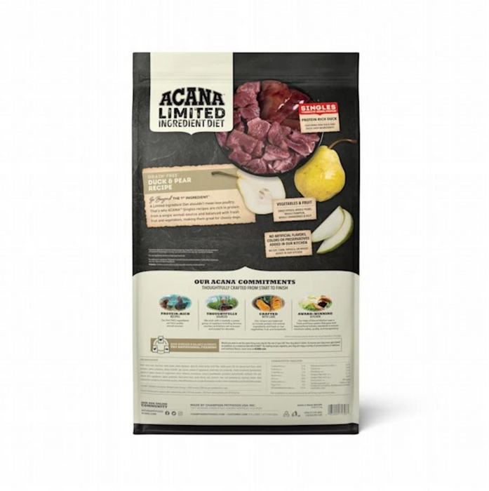 Acana limited ingredient dog food hotsell