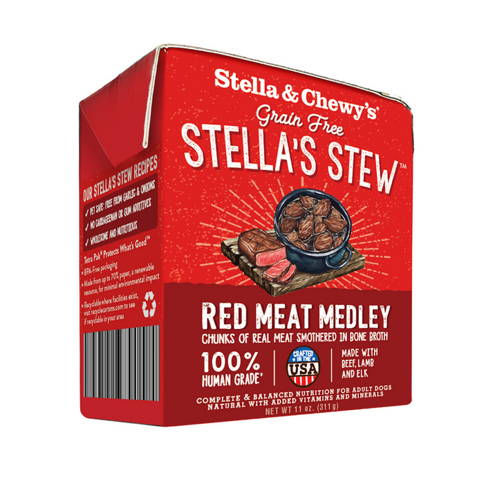 Stella & Chewy's Stella's Stew Red Meat Medley Recipe Food Topper for Dogs