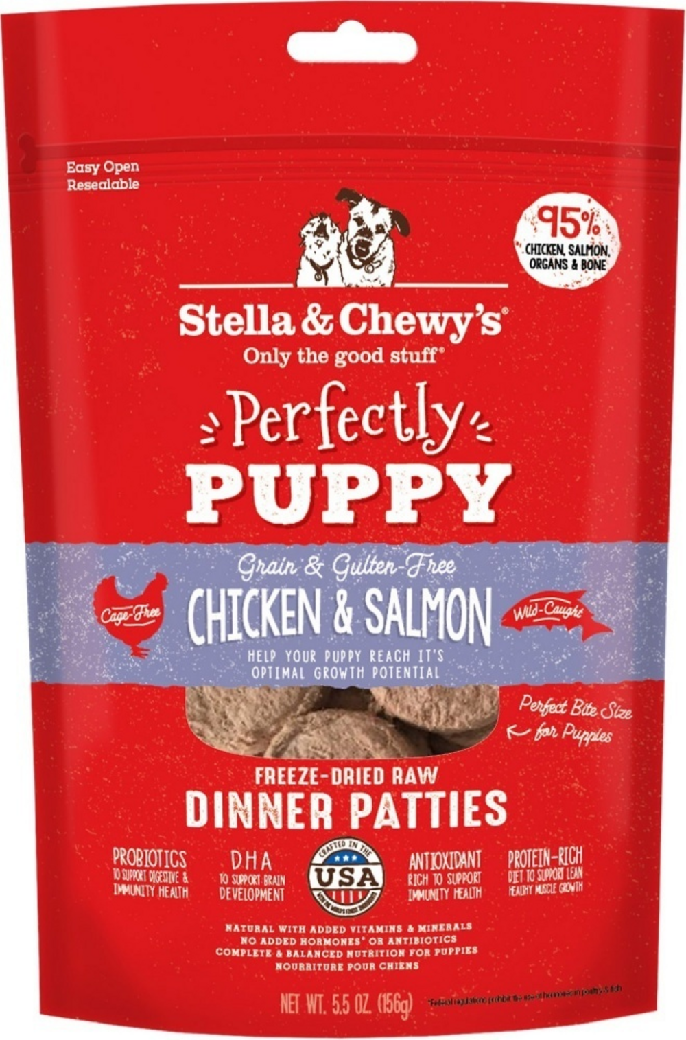 Stella & Chewy's Perfectly Puppy Freeze Dried Raw Chicken and