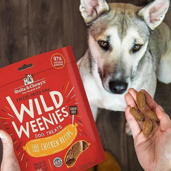 Stella Chewy's Wild Weenies Grain Free Chicken Recipe Freeze