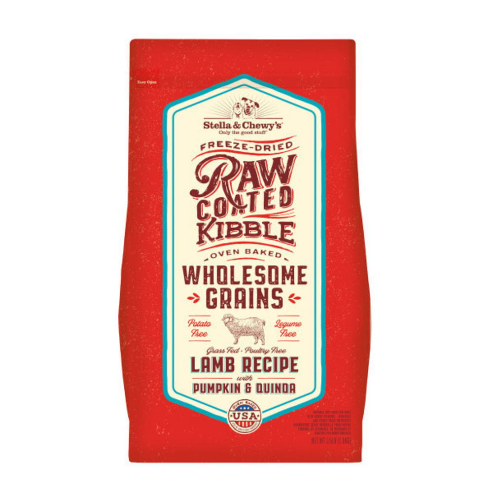 Stella & Chewy's Raw Coated Kibble Grass Fed Lamb Recipe Dry Dog Food