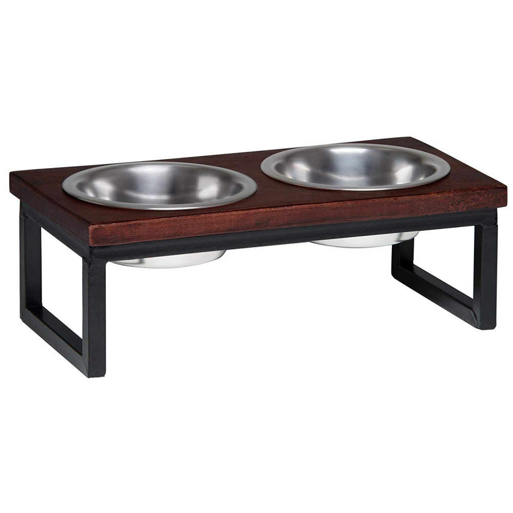 Elevated Dog Bowls Petsmart PetSmart 3” High Bamboo Elevated Dog