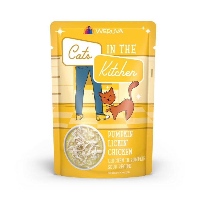 Weruva Cats In the Kitchen Pumpkin Lickin Chicken Pouches Wet Cat Food