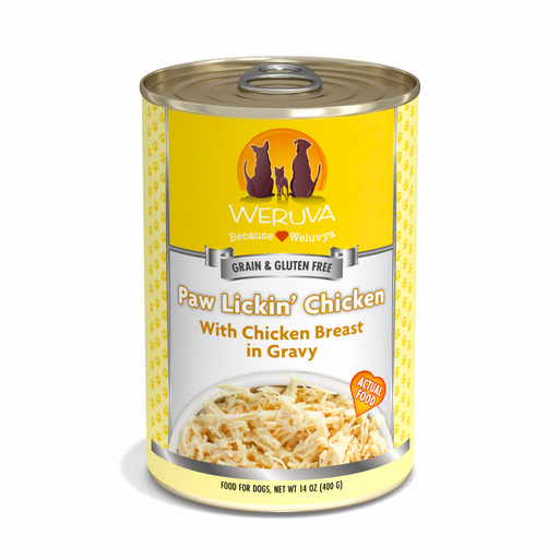 Weruva Paw Lickin Chicken with Chicken Breast in Gravy Canned Dog Food