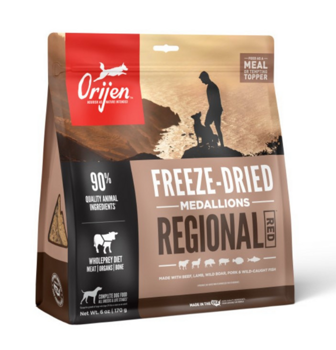 Orijen Freeze Dried Regional Red Dog Food 6 oz