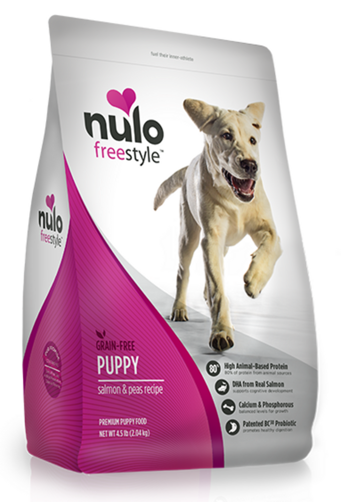 Nulo FreeStyle Grain Free Salmon and Peas Puppy Recipe Dry Dog Food Concord Pet Foods Supplies Delaware Pennsylvania New Jersey Maryland