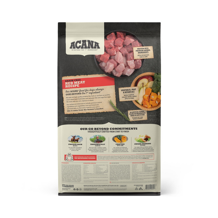 Acana red meat dog food best sale