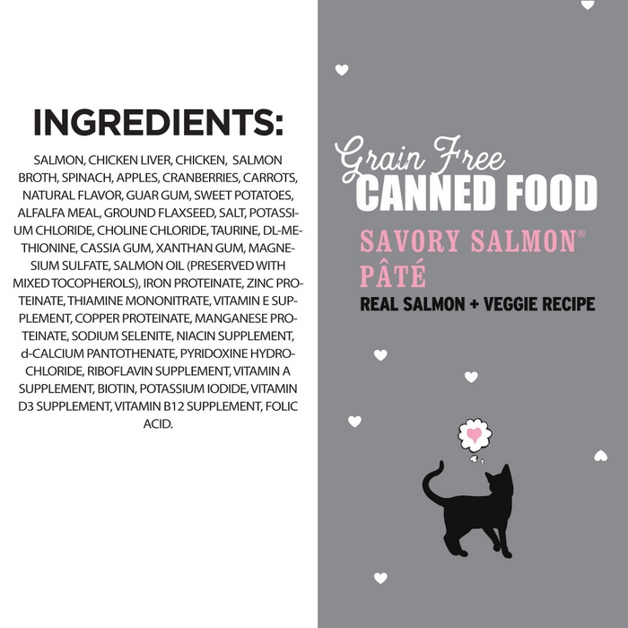 I And Love And You Grain Free Savory Salmon Pate Canned Cat Food