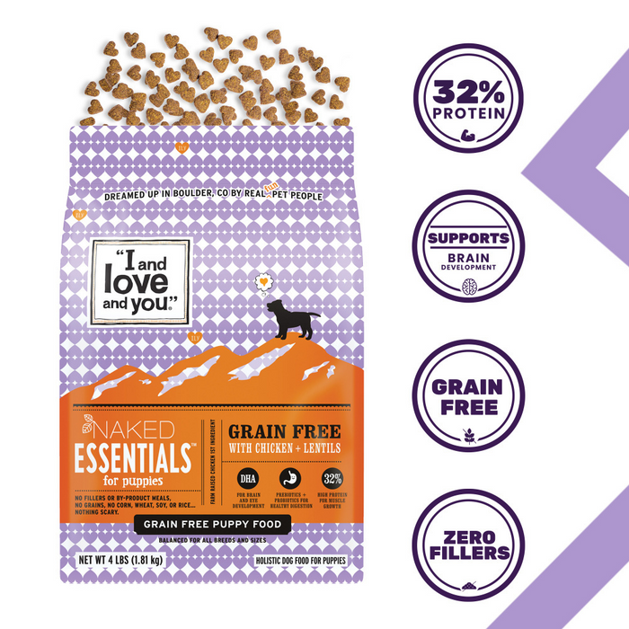 I and Love and You Naked Essentials Grain Free Puppy Recipe Dry Dog Food