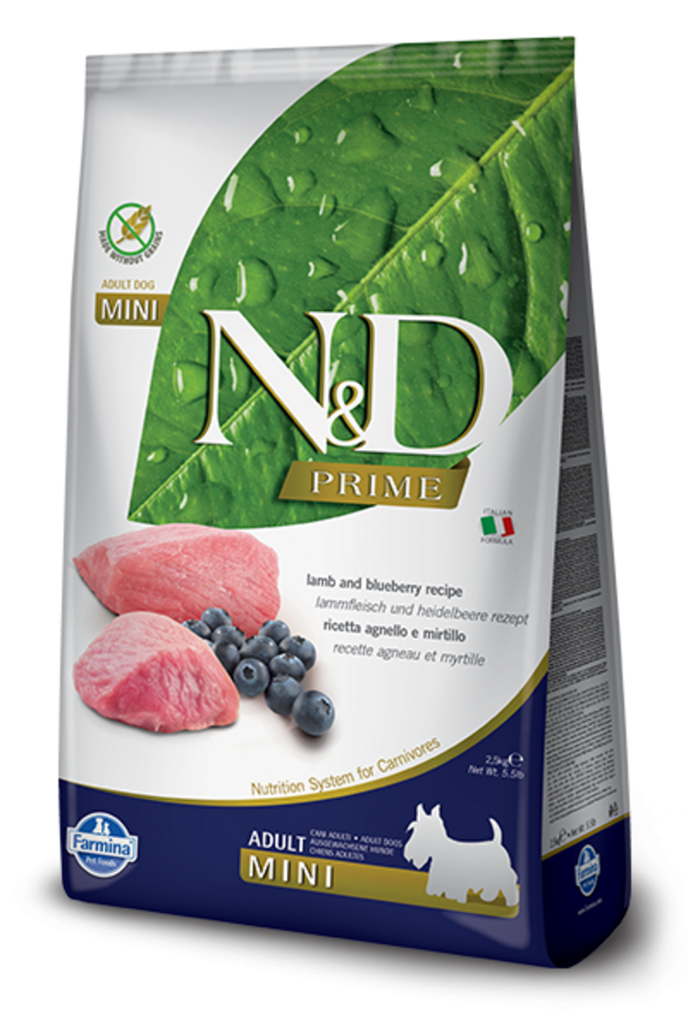 Farmina Prime N&D Natural & Delicious Grain Free Mini Adult Lamb