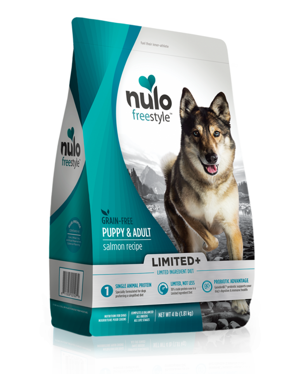 Nulo Freestyle Limited+ Puppy/Adult Grain Free Salmon — Concord