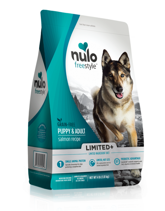 Nulo Freestyle Limited+ Puppy/Adult Grain Free Salmon — Concord Nulo Freestyle Limited+ Puppy/Adult Grain Free Salmon — Concord