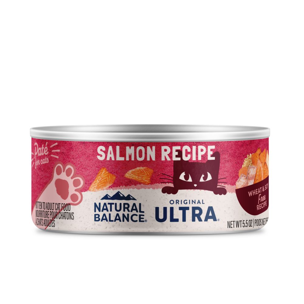 Natural Balance Salmon Formula Canned Cat Food 5.5 oz Case of 24