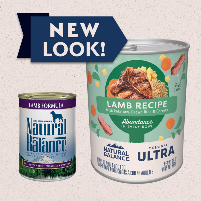 Natural Balance Original Ultra Lamb Recipe Canned Wet Dog Food ...