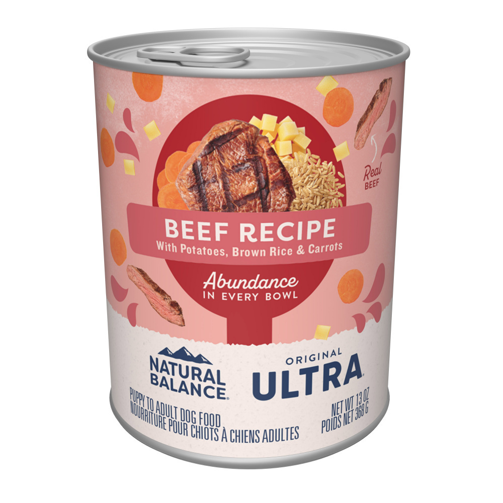 Natural Balance Original Ultra Beef Recipe Canned Wet Dog Food