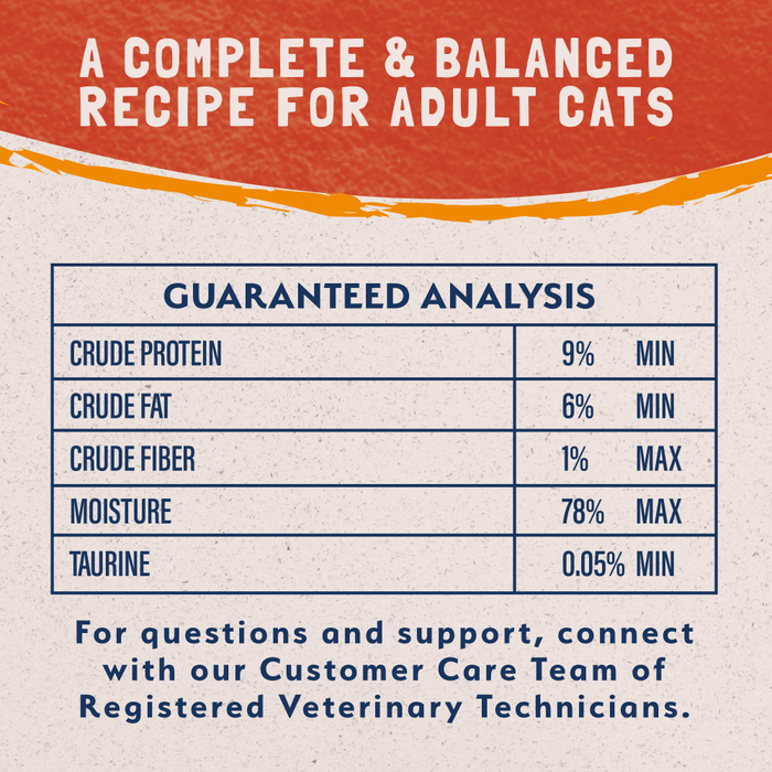 Guaranteed analysis cat food best sale