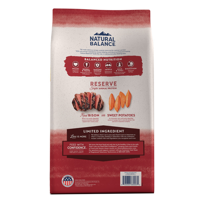 Bison and sweet potato dog food hotsell