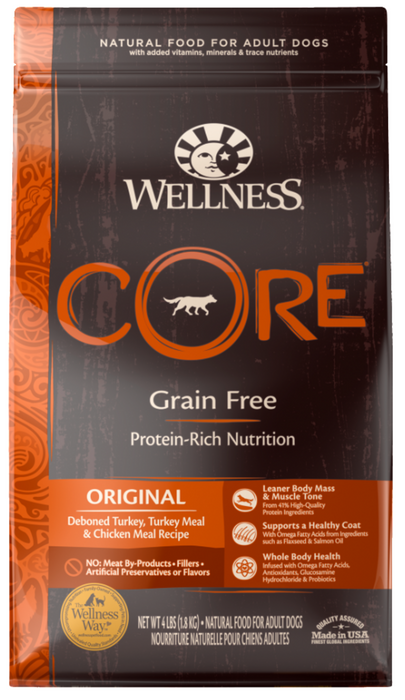 Wellness CORE Natural Grain Free Original Turkey & Chicken Recipe Dry Dog Food