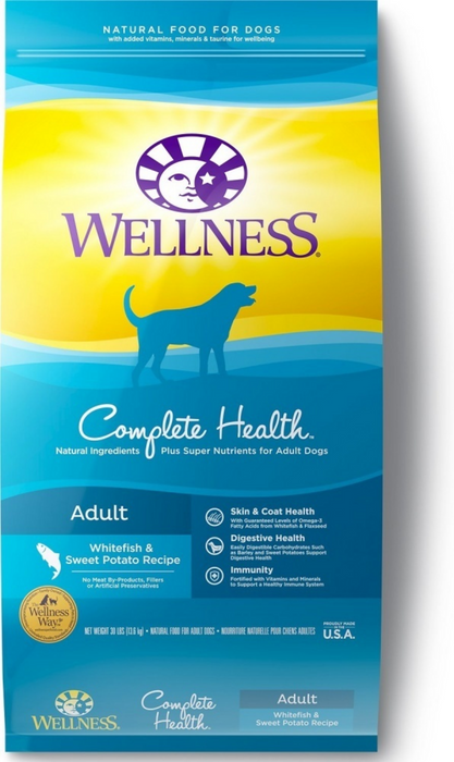 Wellness Complete Health Natural Adult Whitefish and Sweet Potato