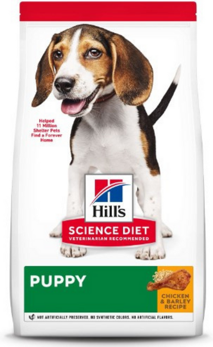 Hill's Science Diet Puppy Chicken Meal & Barley Recipe Dry Dog Food