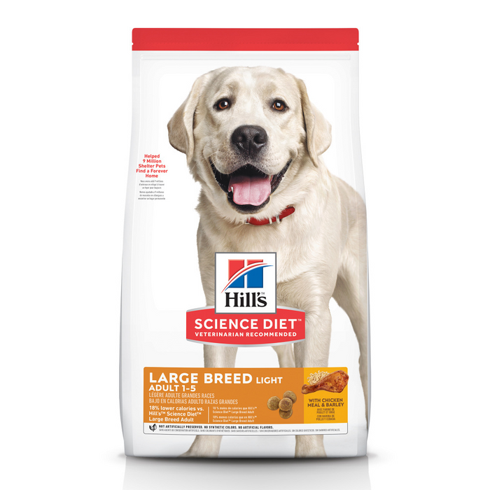 Hill's Science Diet Adult Large Breed Light Chicken Meal & Barley Dry Dog Food