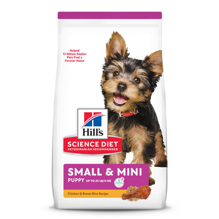 Hill s Science Diet Puppy Small Paws Chicken Meal Barley Brown Rice Recipe Dry Dog Food