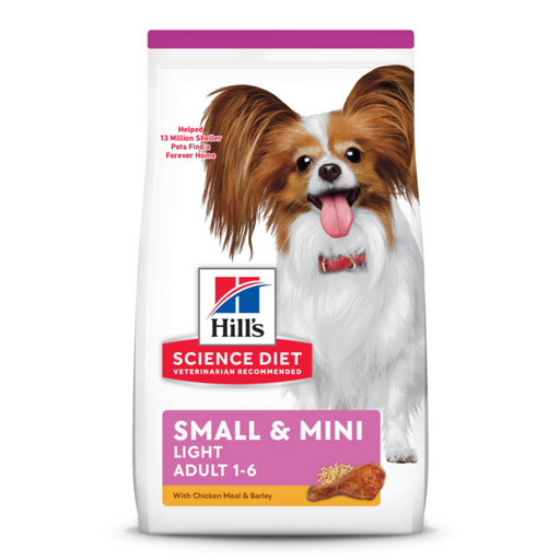 Hill's Science Diet Adult SM Paws Light Chicken Meal & Barley Recipe Dry Dog Food