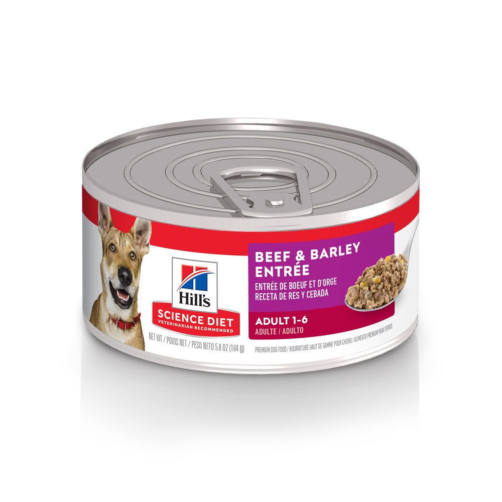 Hill's Science Diet Adult Beef & Barley Entree Canned Dog Food