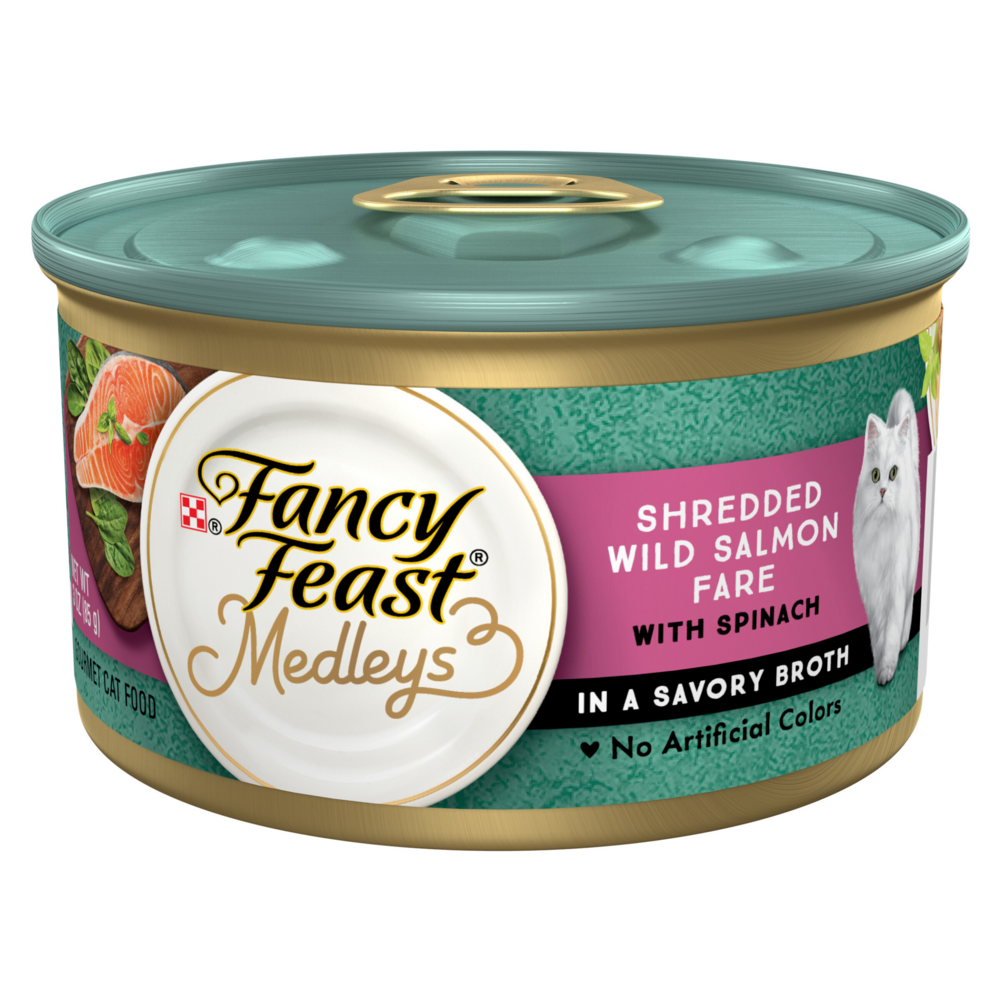 Fancy Feast Elegant Medleys Salmon Primavera Canned Cat Food
