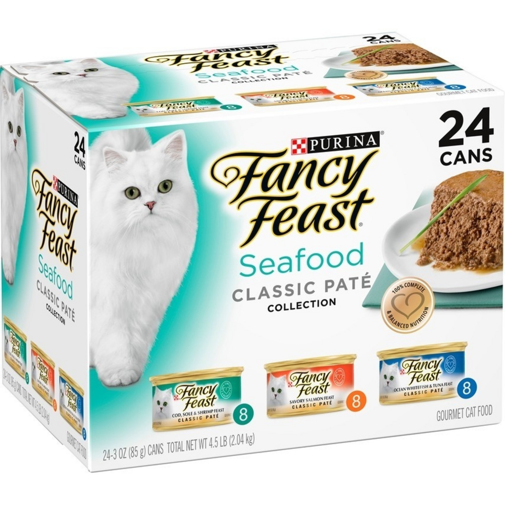 Fancy Feast Classic Seafood Feast Variety Pack Canned Cat Food Concord Pet Foods Supplies Delaware Pennsylvania New Jersey Maryland